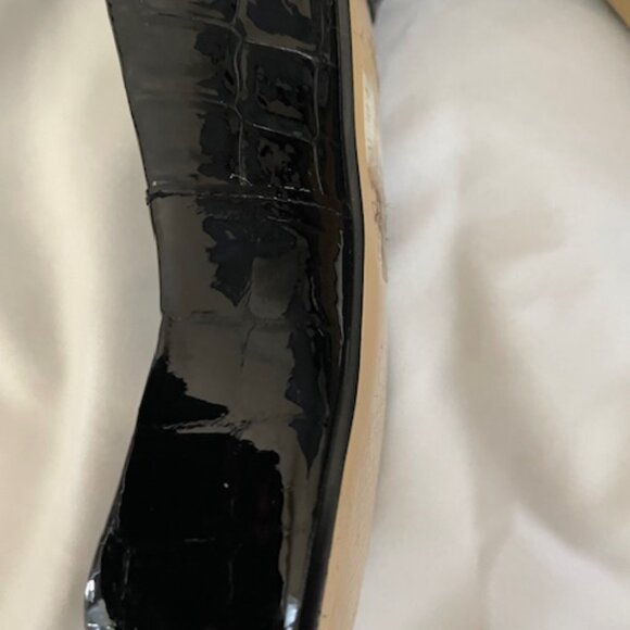 B2 (Browns) Black Flat Open Toe Women’s Shoes  S - 7 (37) - Picture 5 of 9